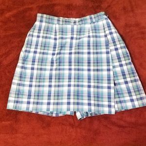 Izod plaid Skort